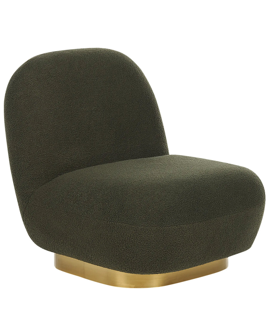 Armchair LOVIISA Boucle Dark Green