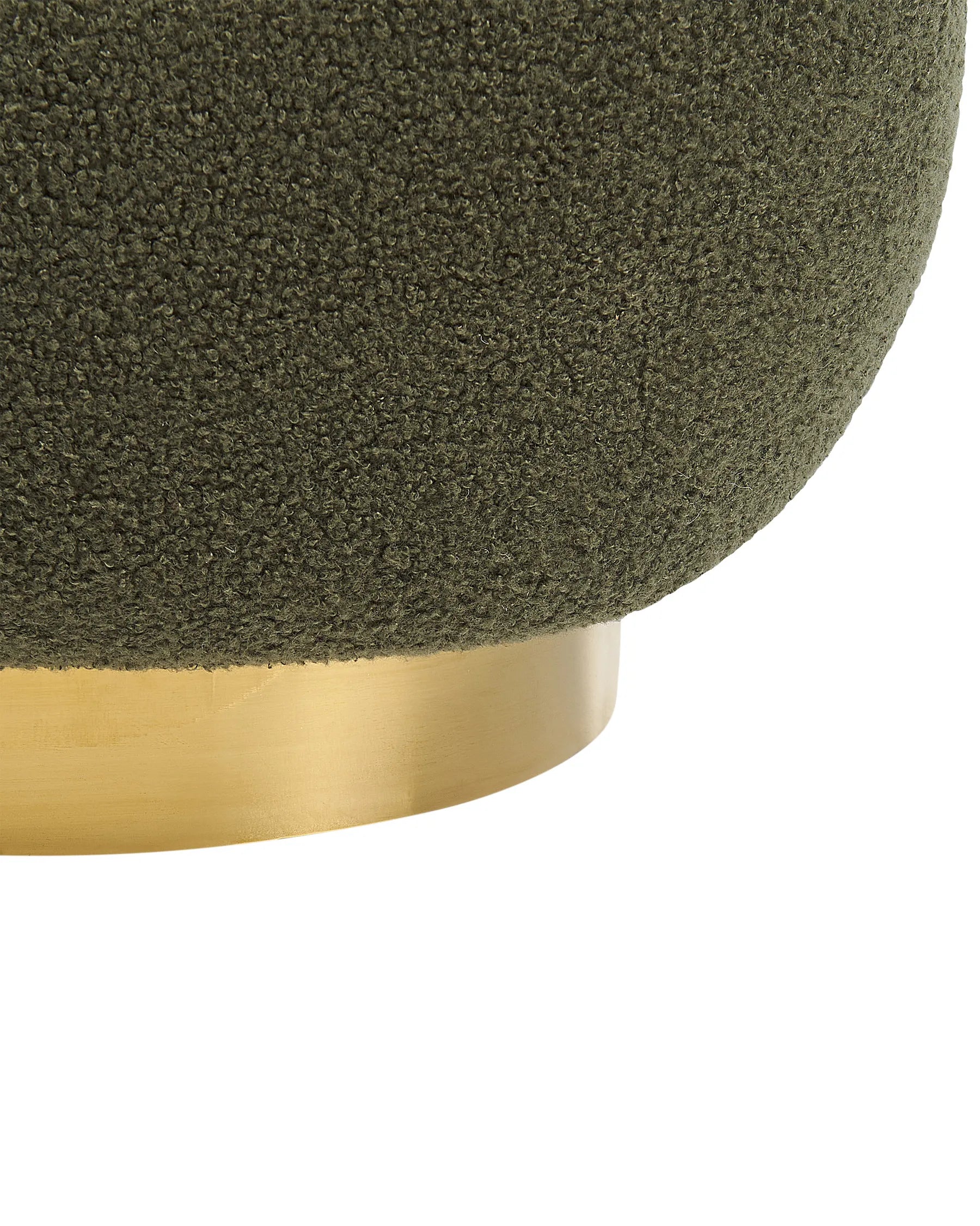 Armchair LOVIISA Boucle Dark Green