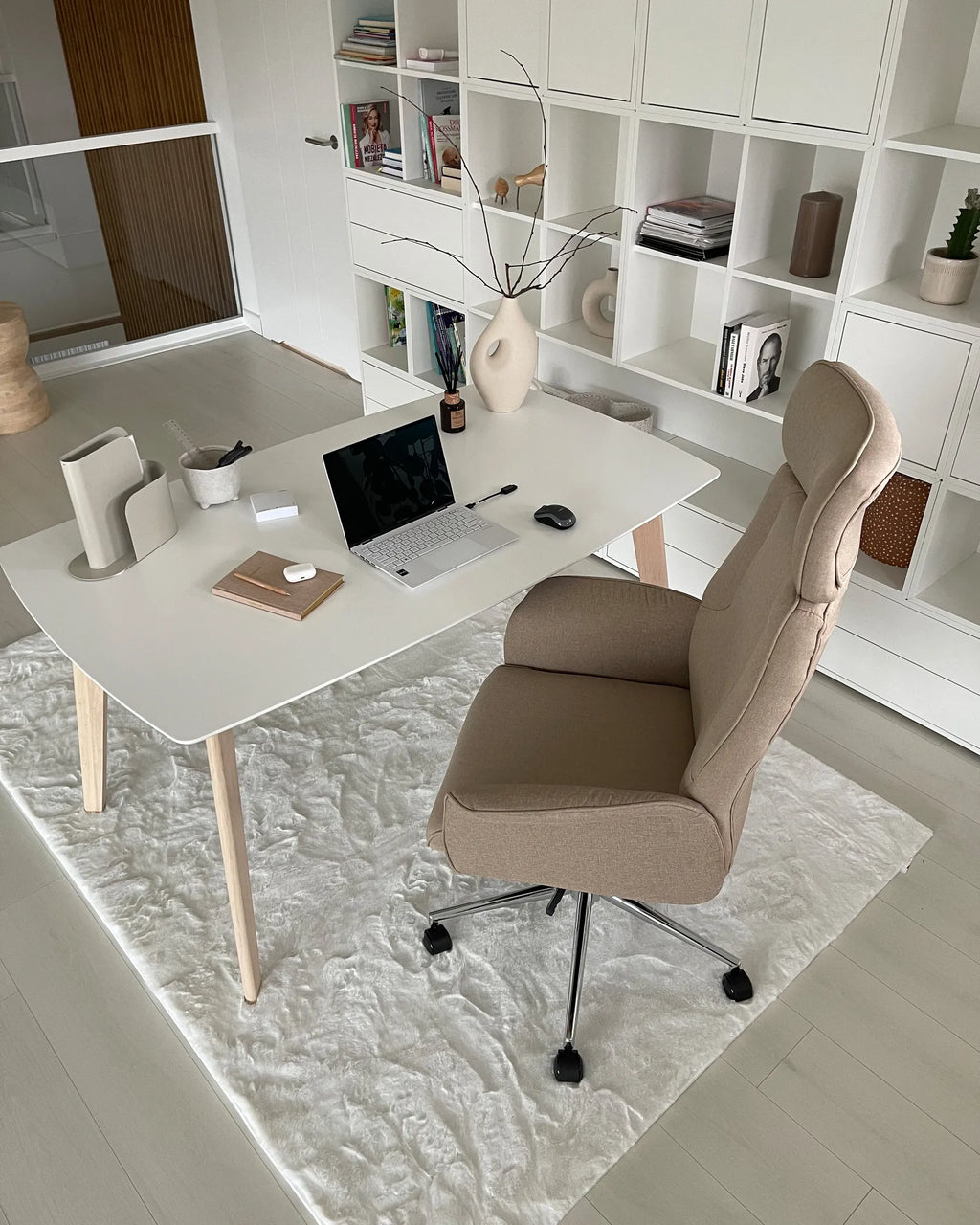 Dining Table SANTOS White 150 cm 90 cm