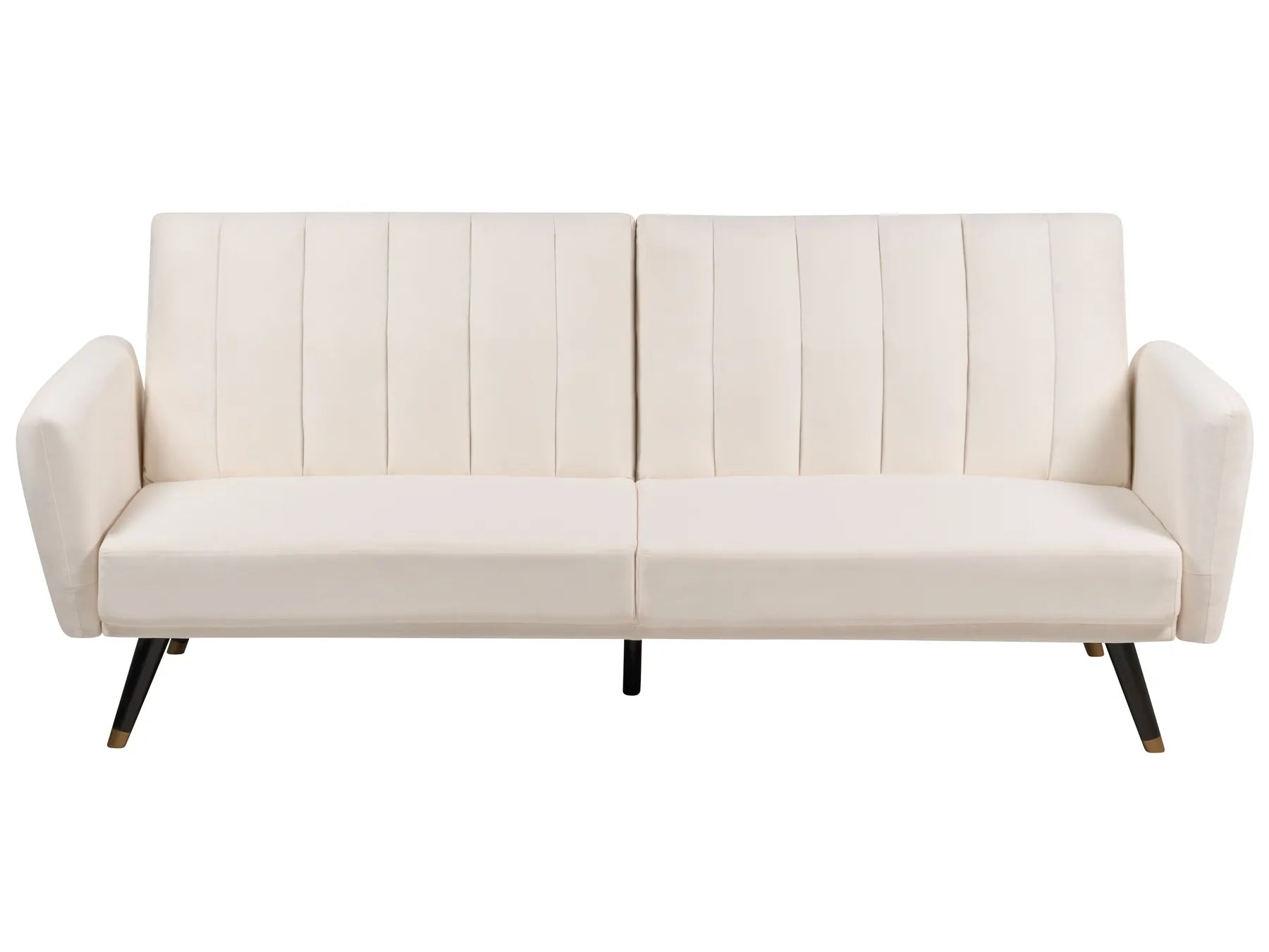 Sofa Bed 3 Seater VIMMERBY Fabric Light Beige