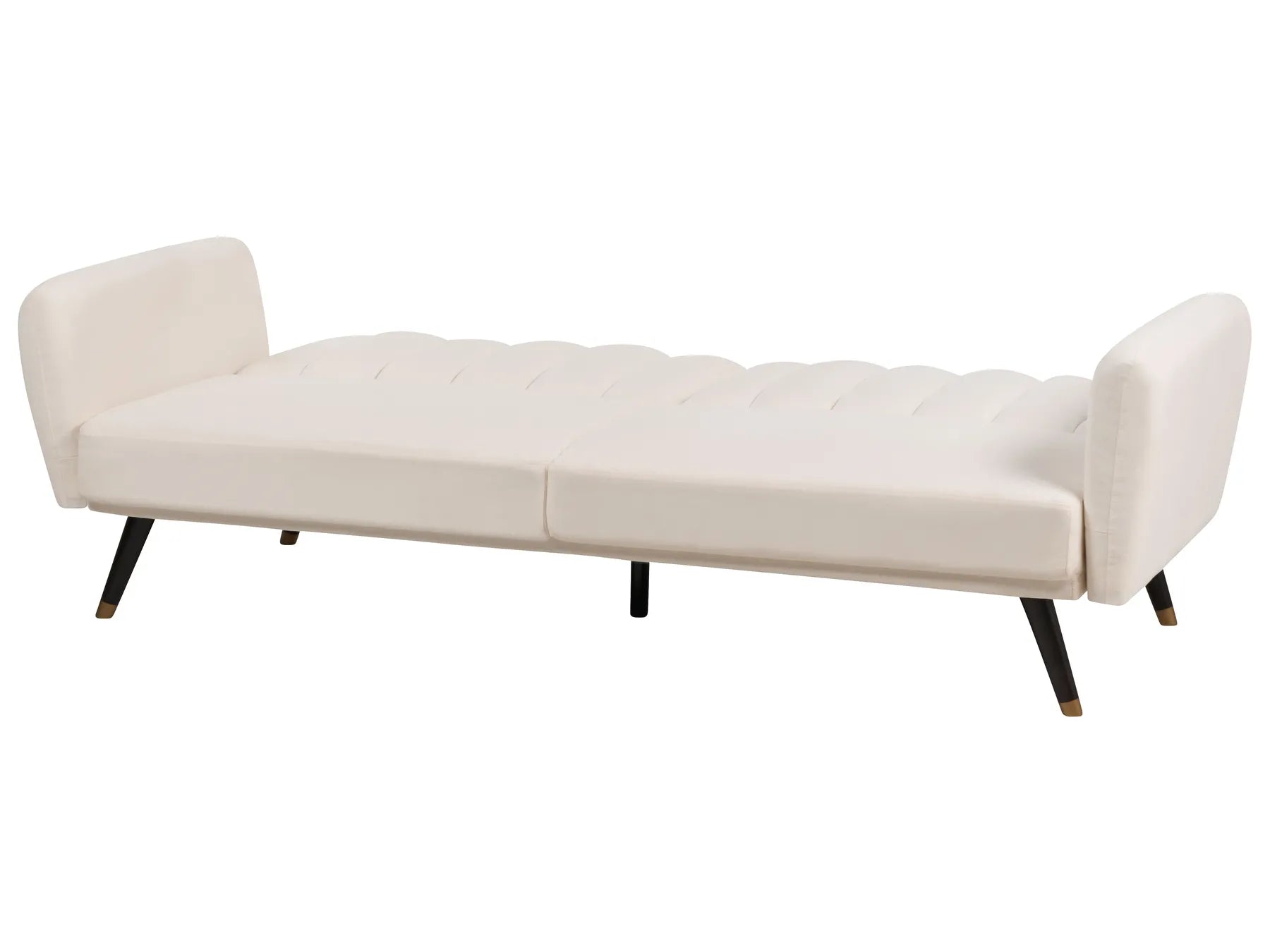 Sofa Bed 3 Seater VIMMERBY Fabric Light Beige