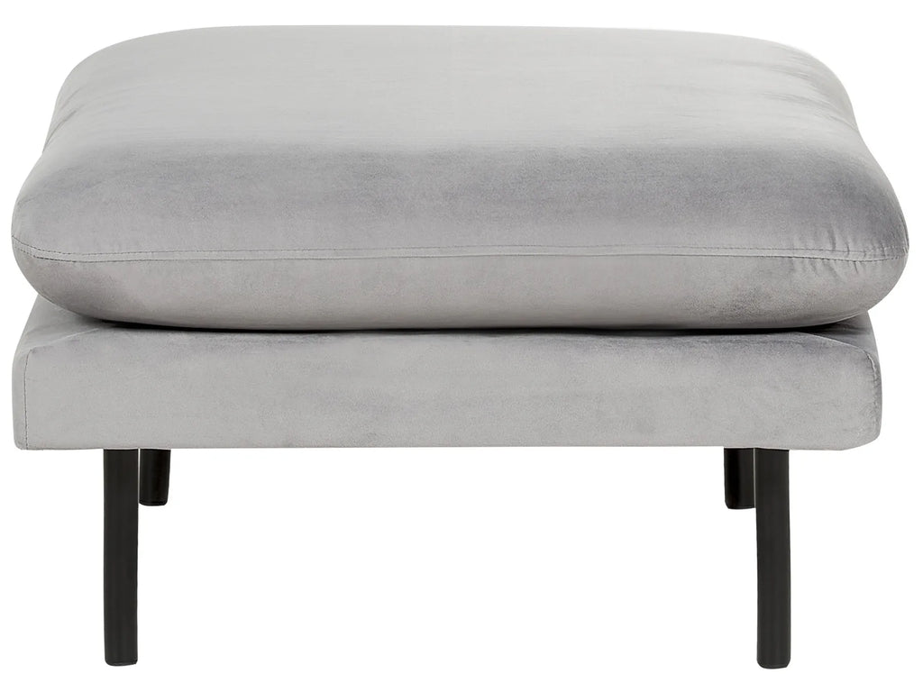 Ottoman VINTERBRO Velvet Grey
