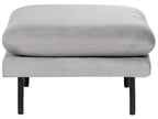 Ottoman VINTERBRO Velvet Grey