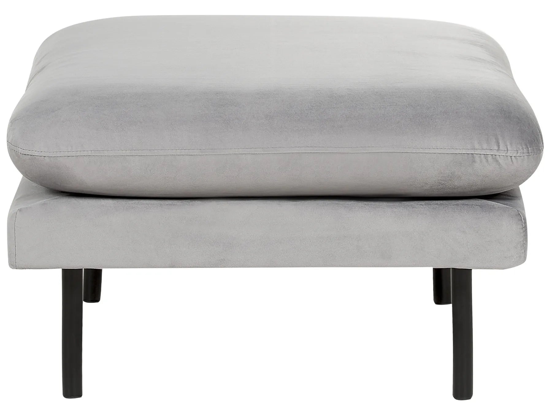 Ottoman VINTERBRO Velvet Grey