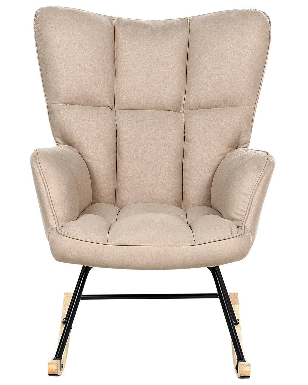 Rocking Chair OULU Fabric Beige