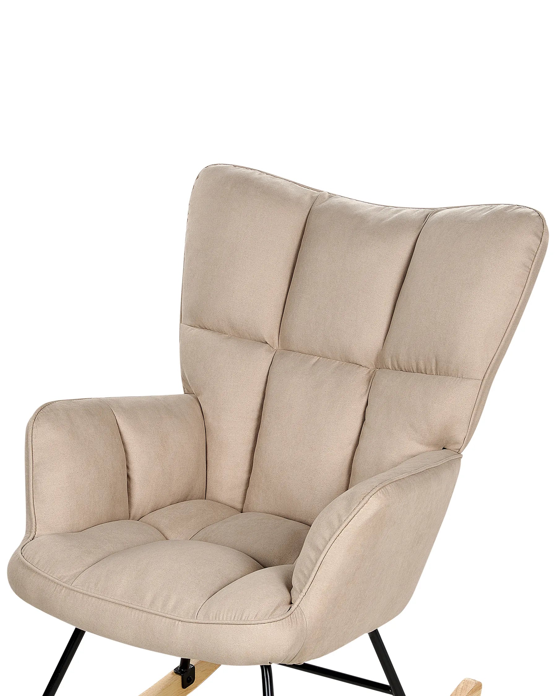Rocking Chair OULU Fabric Beige