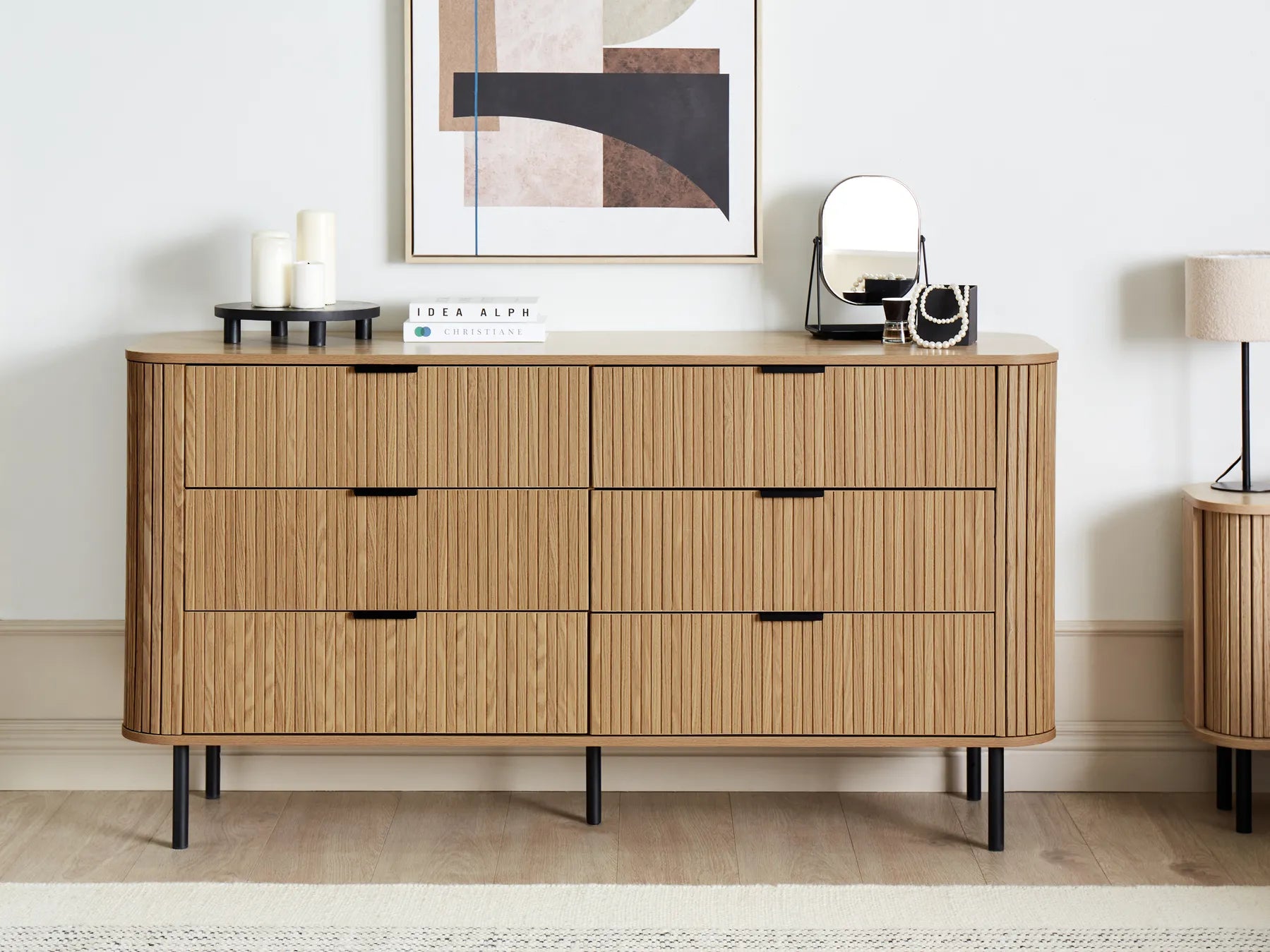 6 Drawer Chest BRADLEY Brown