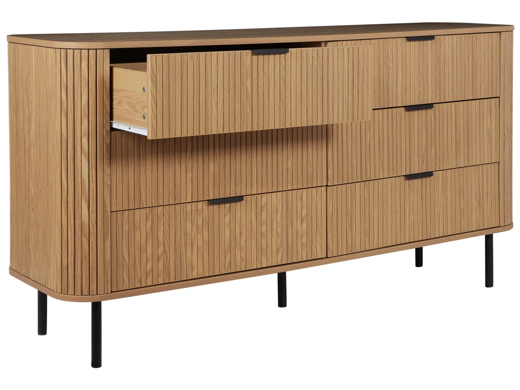 6 Drawer Chest BRADLEY Brown