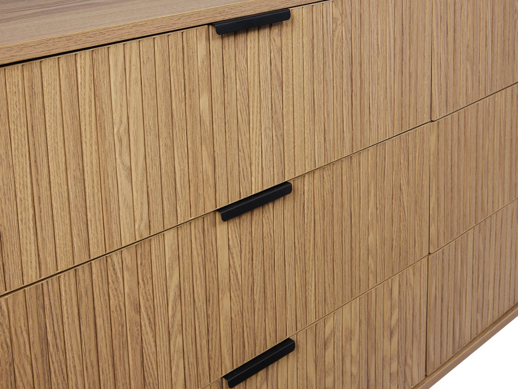 6 Drawer Chest BRADLEY Brown