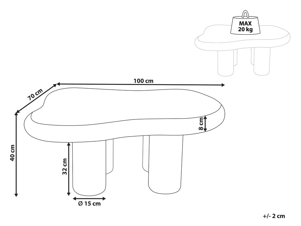 Coffee Table ONDLE Off-White
