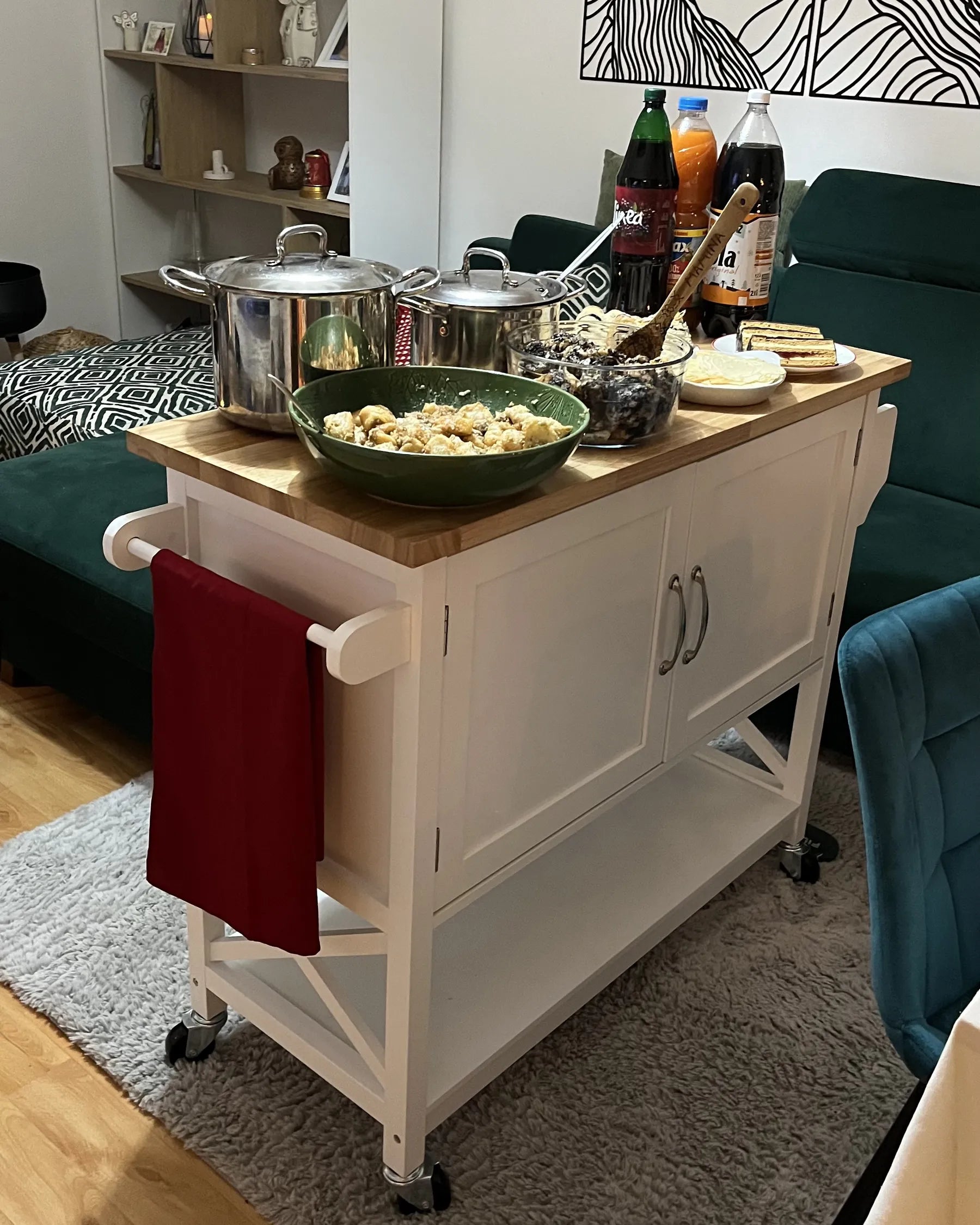 Kitchen Trolley MELE White