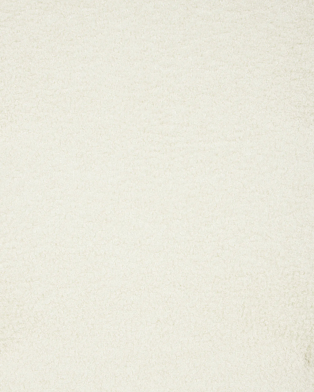 Wingback Chair VEJLE with Footstool Boucle Off-White