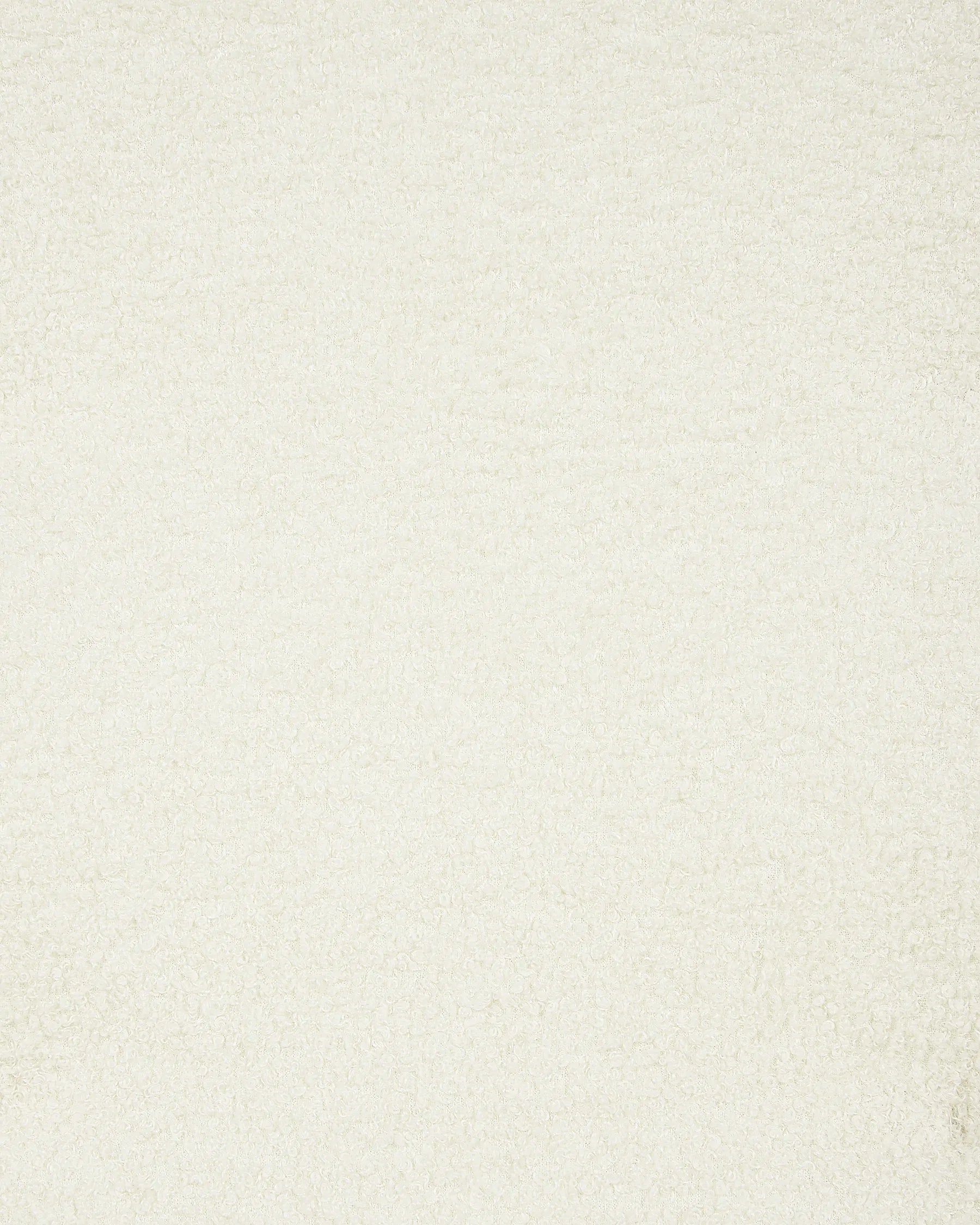 Wingback Chair VEJLE with Footstool Boucle Off-White