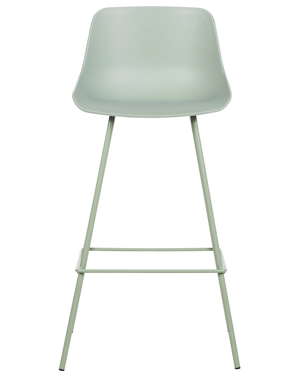 Set of 2 Bar Chairs EMMET Light Green