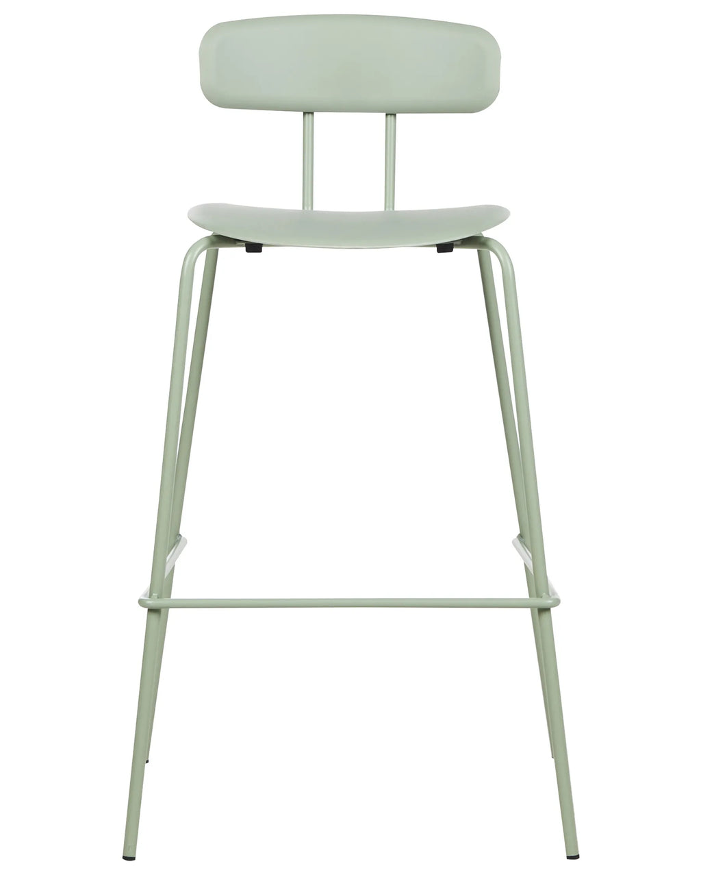 Set of 2 Bar Chairs SIBLEY Light Green