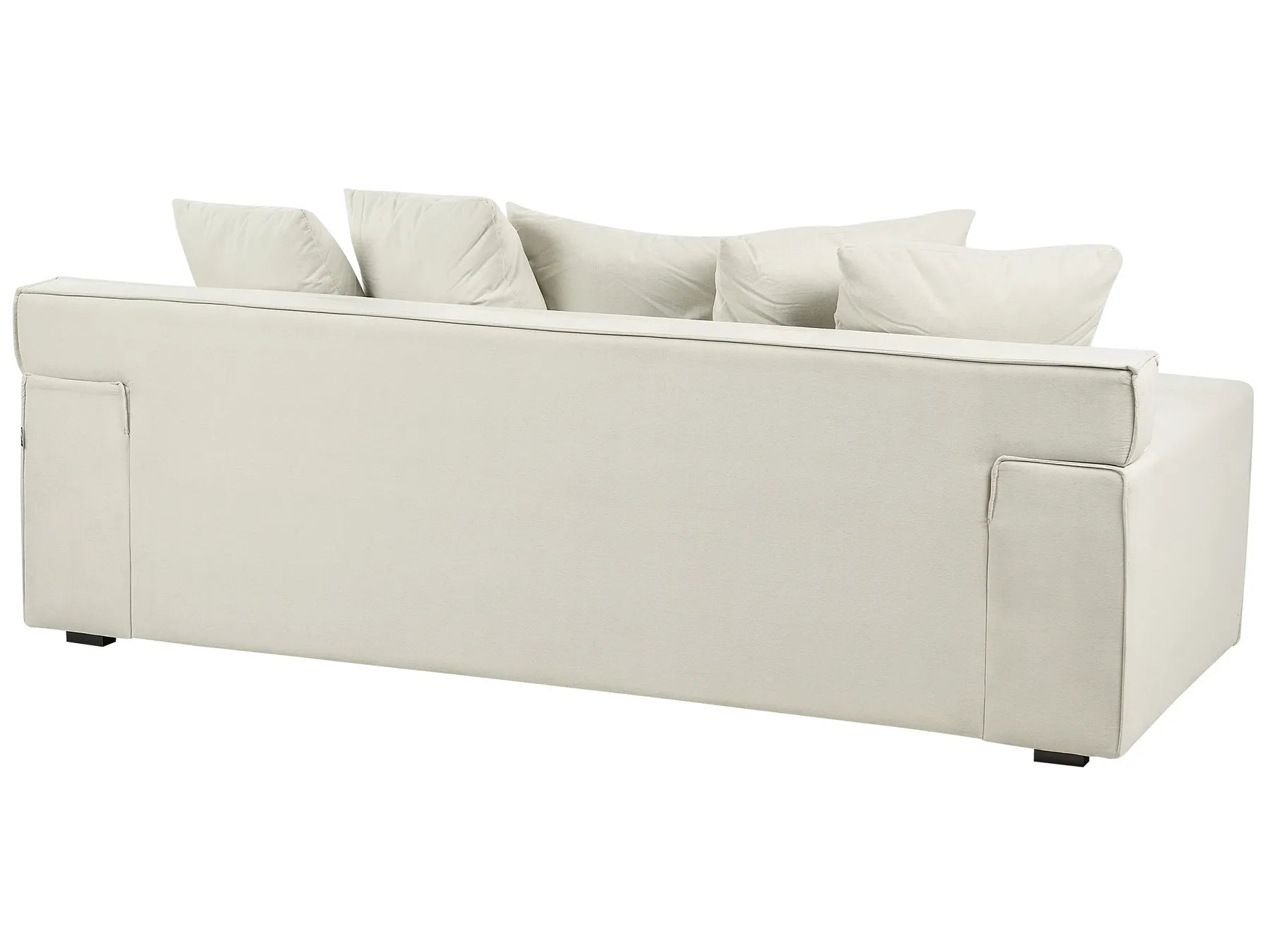 Sofa 3 Seater VISKAN Velvet Off-White