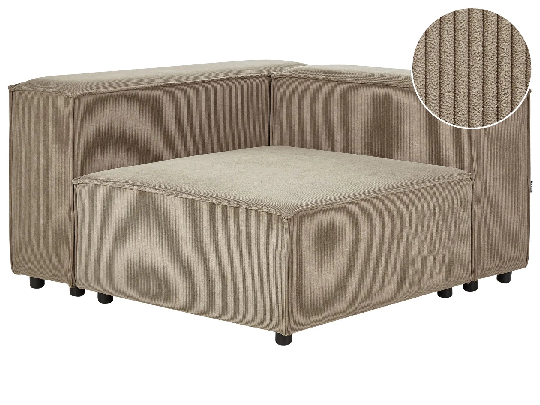 Corner Seat APRICA Corduroy Brown