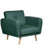 Armchair FLORLI Fabric Dark Green