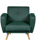 Armchair FLORLI Fabric Dark Green