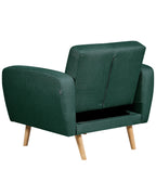 Armchair FLORLI Fabric Dark Green