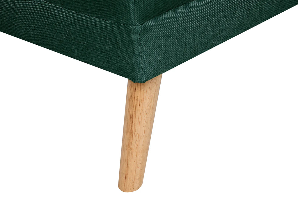 Ottoman FLORLI Fabric Dark Green