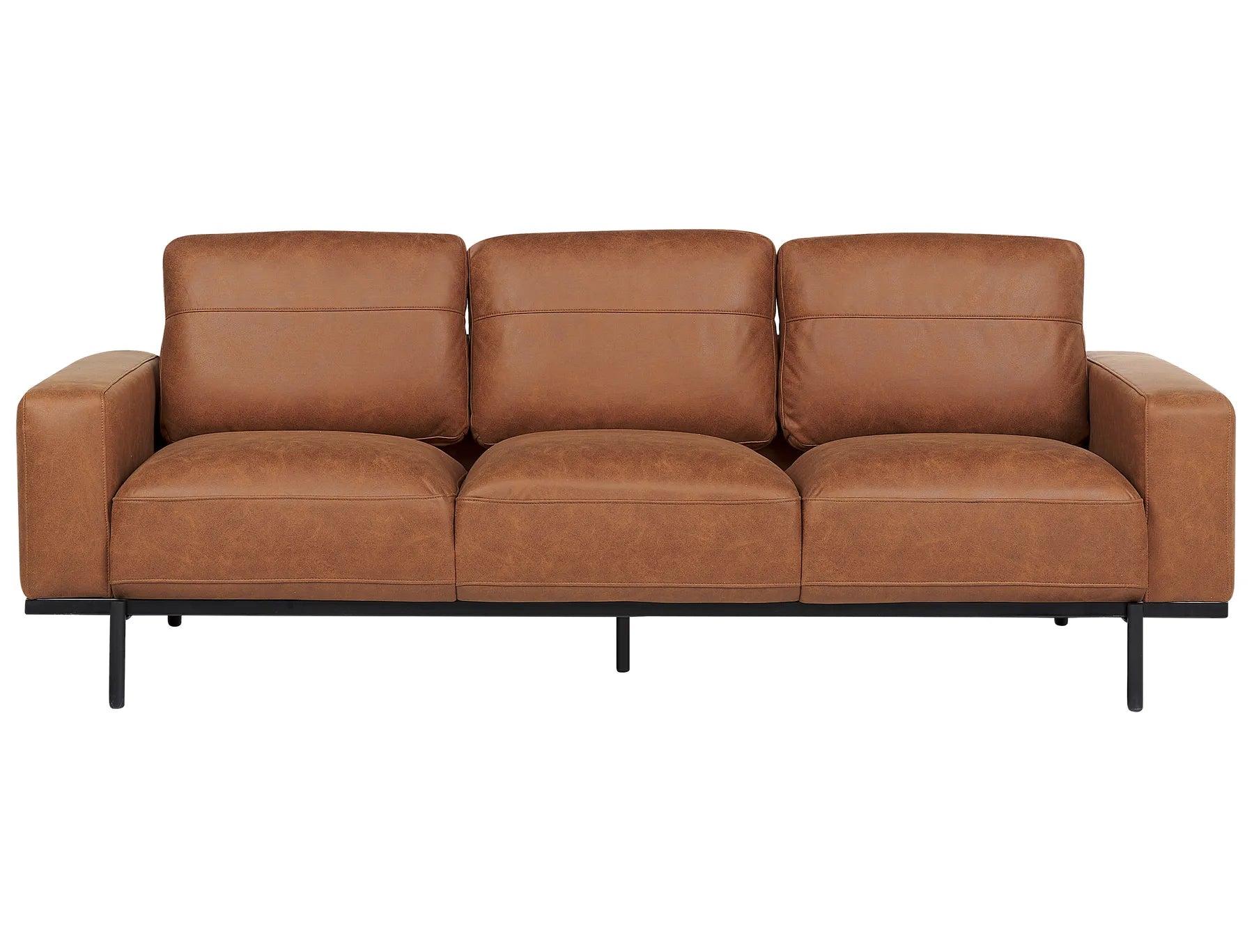 Sofa 3 Seater SOVIK Fabric Brown