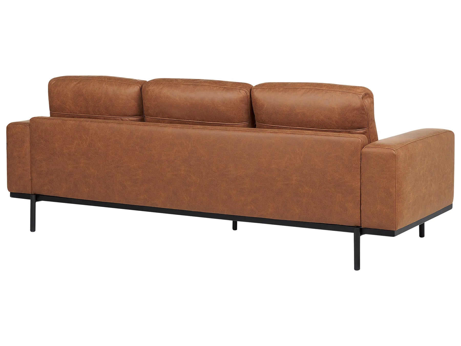 Sofa 3 Seater SOVIK Fabric Brown