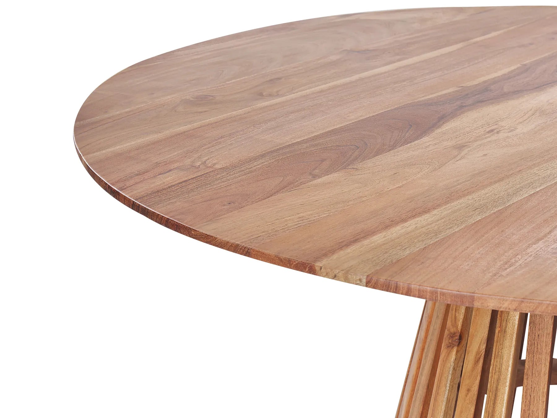 Dining Table MESILLA Brown 120 cm 120 cm Acacia Wood