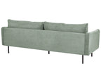 Sofa 3 Seater VINTERBRO Fabric Light Green