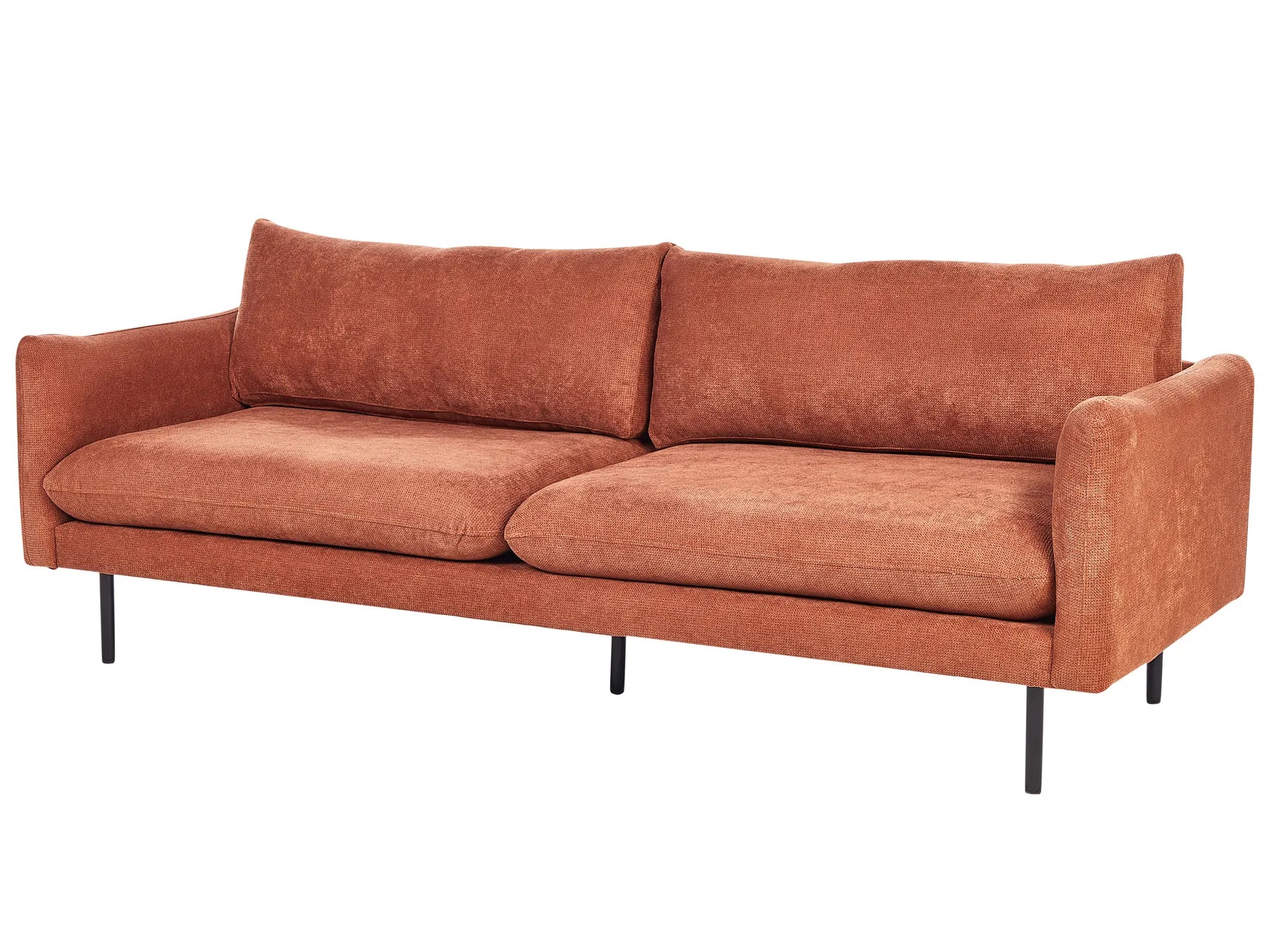 Living Room Set 5 Seater VINTERBRO Chenille Golden Brown with Ottoman