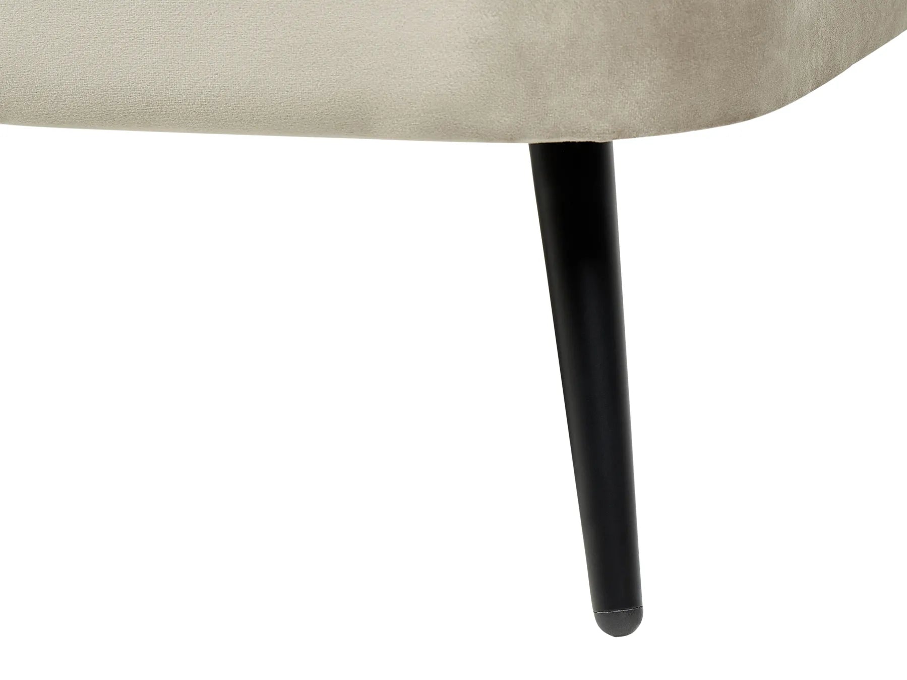 Right-Hand Chaise Lounge ALLIER Velvet Beige