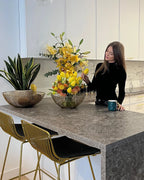 Set of 2 Bar Chairs FREDONIA Metal Gold