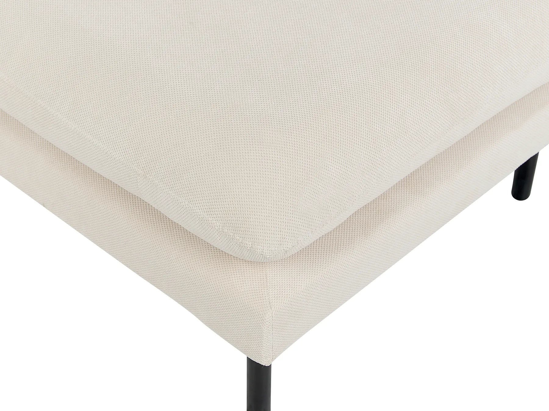 Ottoman VINTERBRO Fabric Light Beige