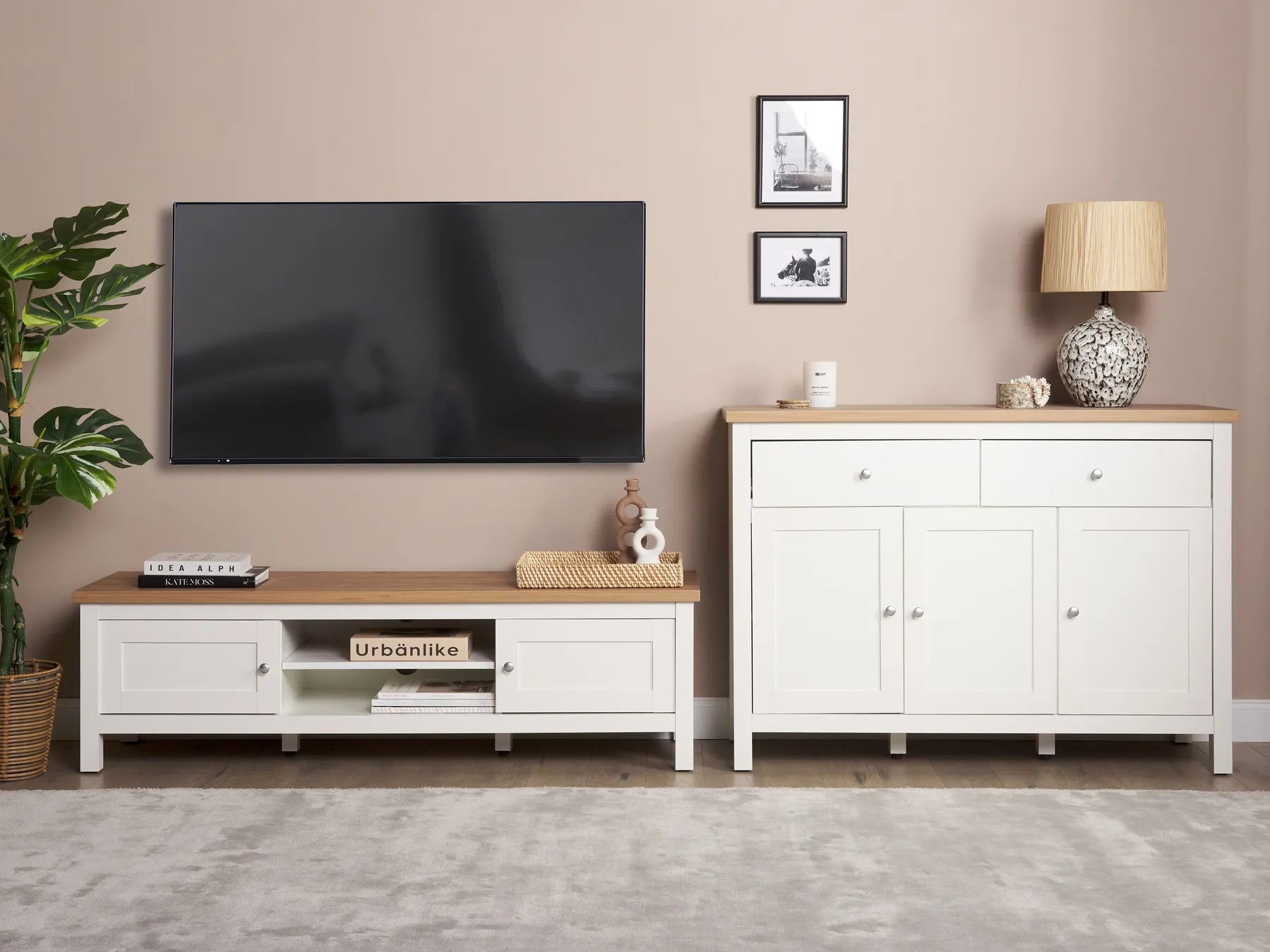 3 Door Sideboard ATOCA Off-White