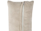 Corner Seat HELLNAR Velvet Light Beige Left Hand