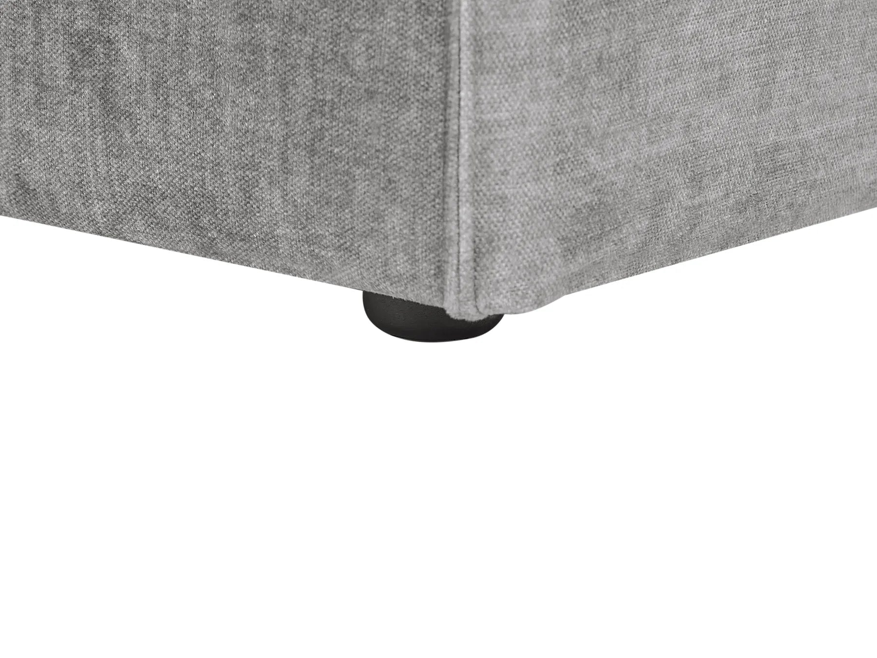 Corner Seat HELLNAR Fabric Grey Right Hand