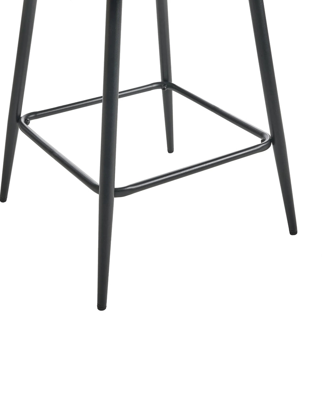 Set of 2 Bar Chairs SANILAC Velvet Taupe