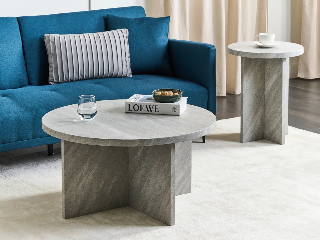 Side Table STANTON Grey Concrete Effect