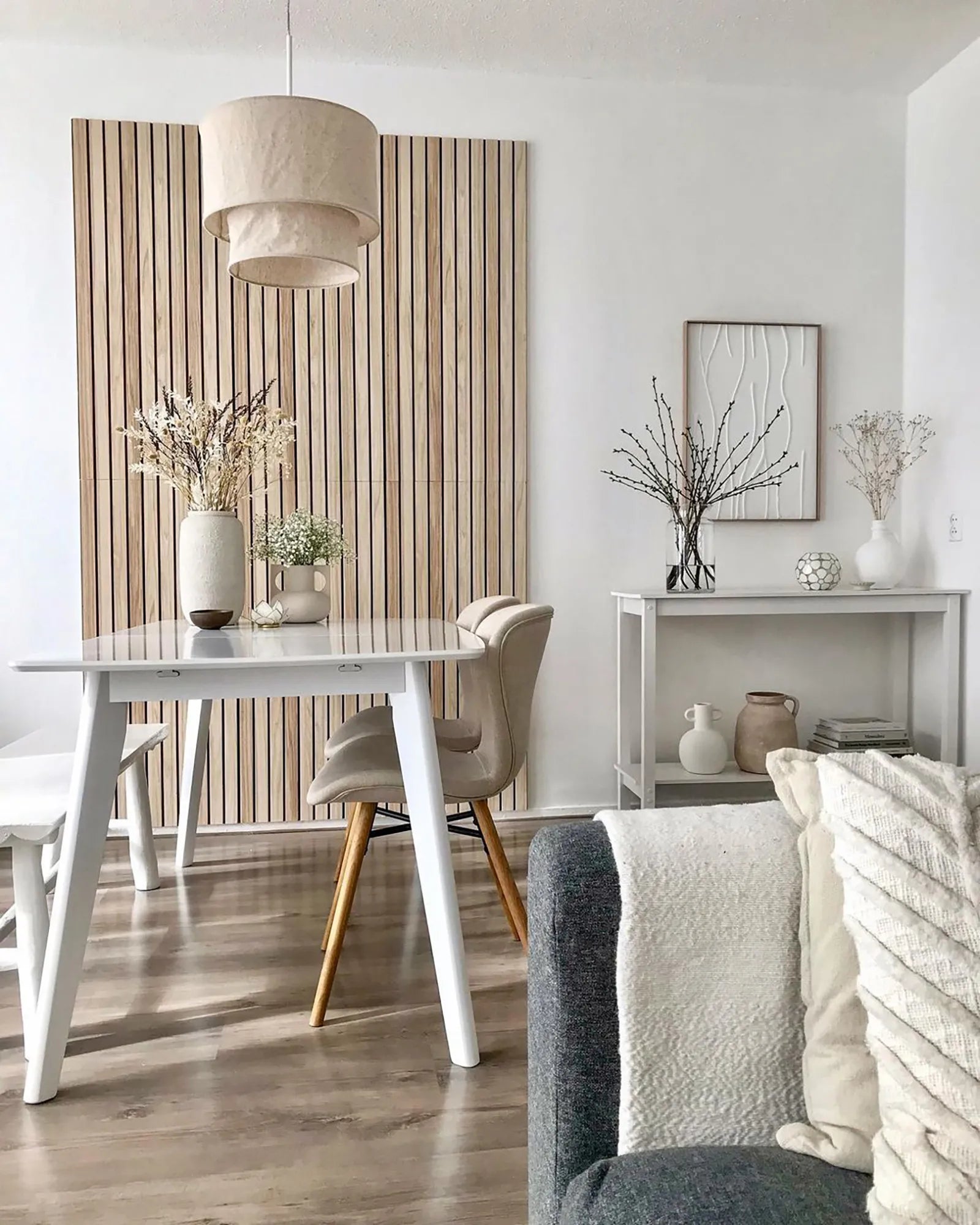 Extending Dining Table White 150/195 cm 90 cm