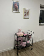 Kitchen Trolley ALAMO Metal Black