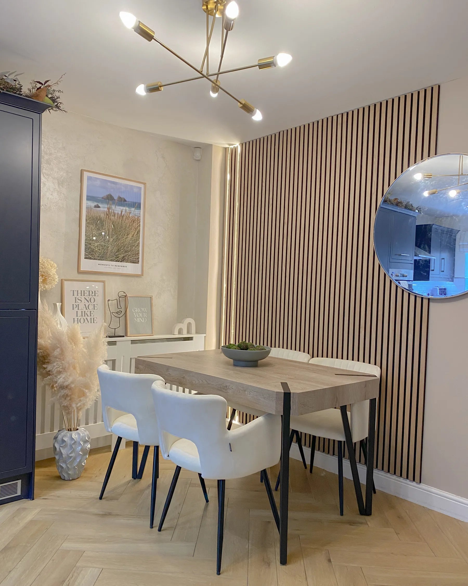 Dining Table CAMBELL Taupe 130 cm 80 cm