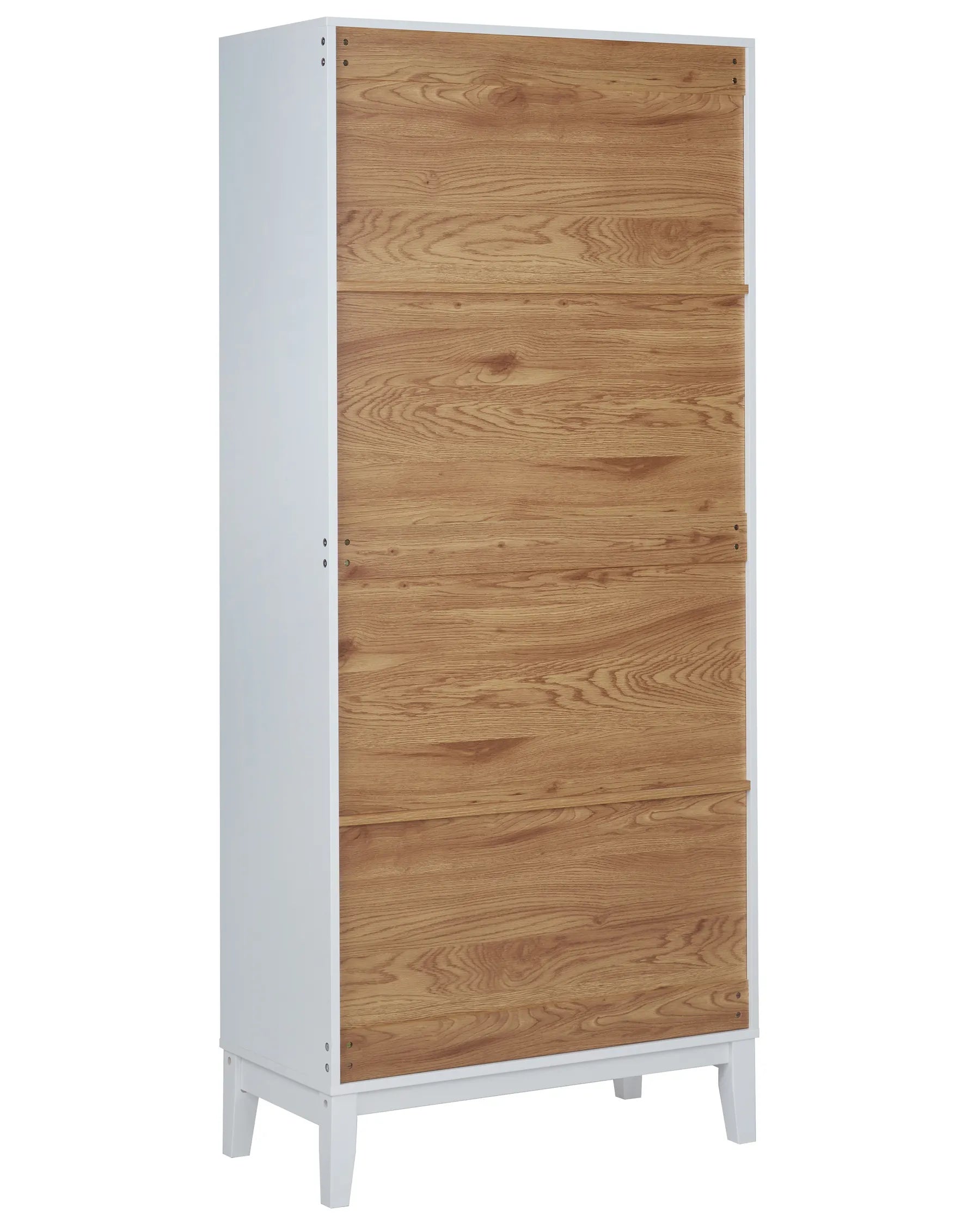 Glass Display Cabinet RUMSON 80 cm White