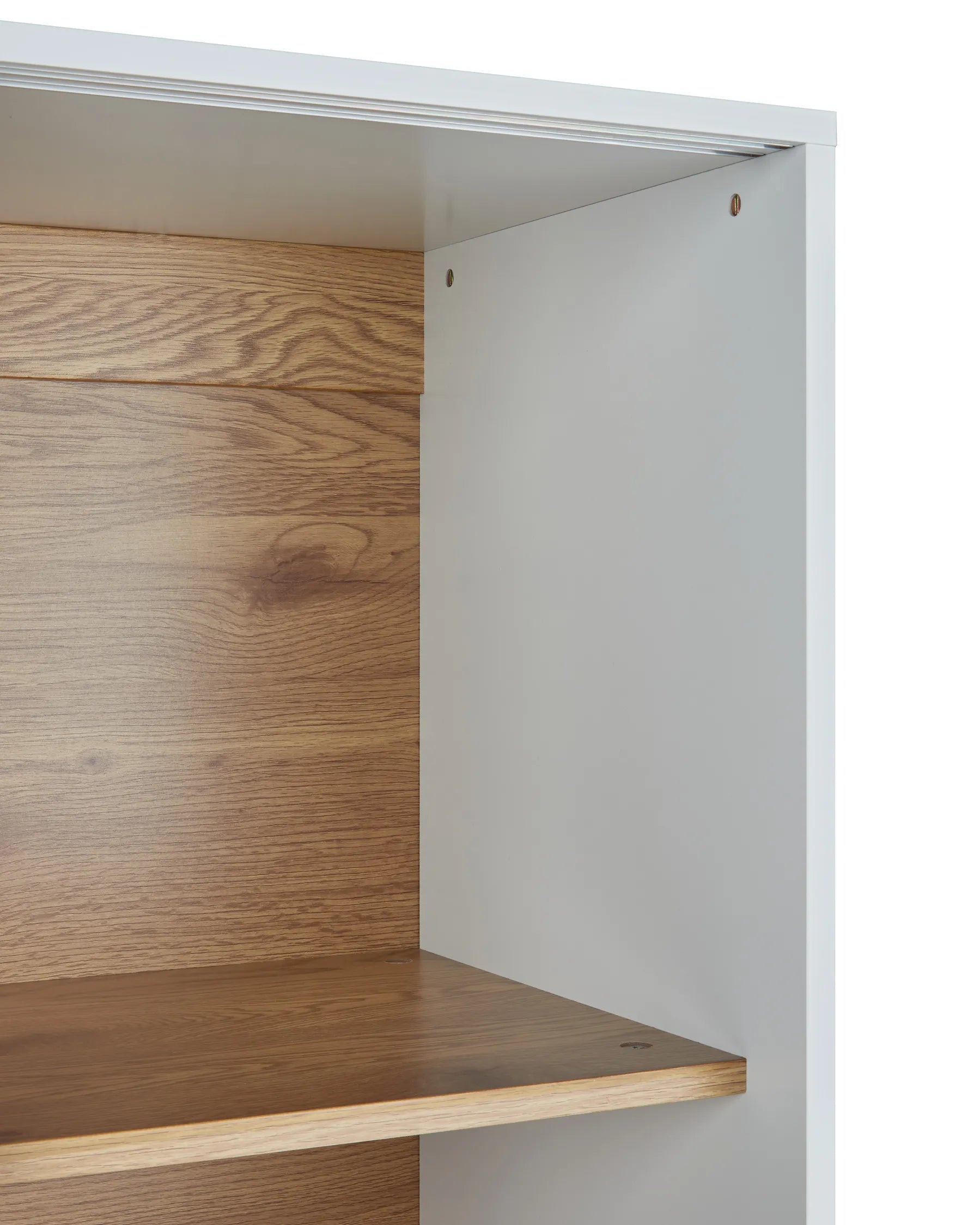 Glass Display Cabinet RUMSON 80 cm White