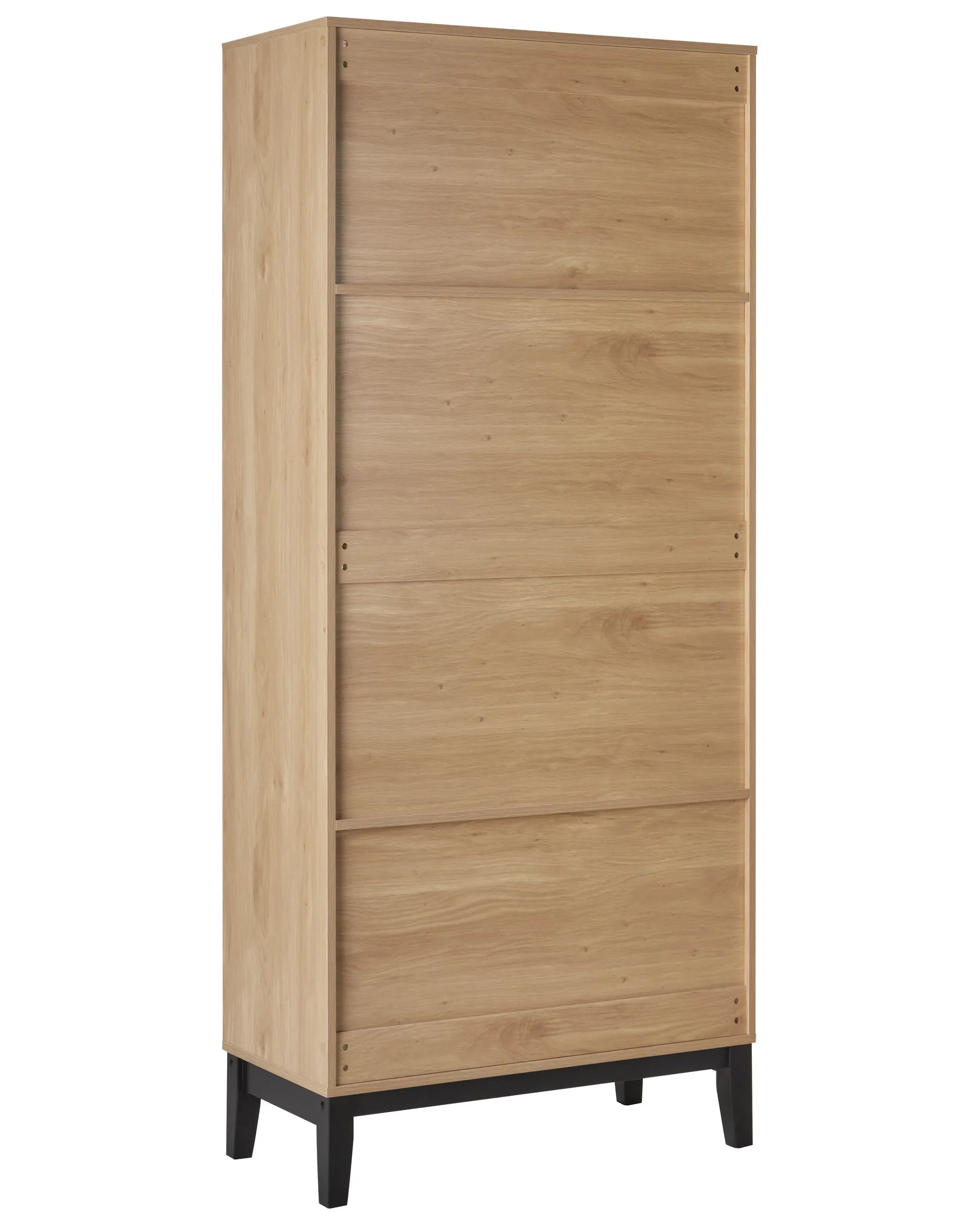 Glass Display Cabinet RUMSON 80 cm Light Brown