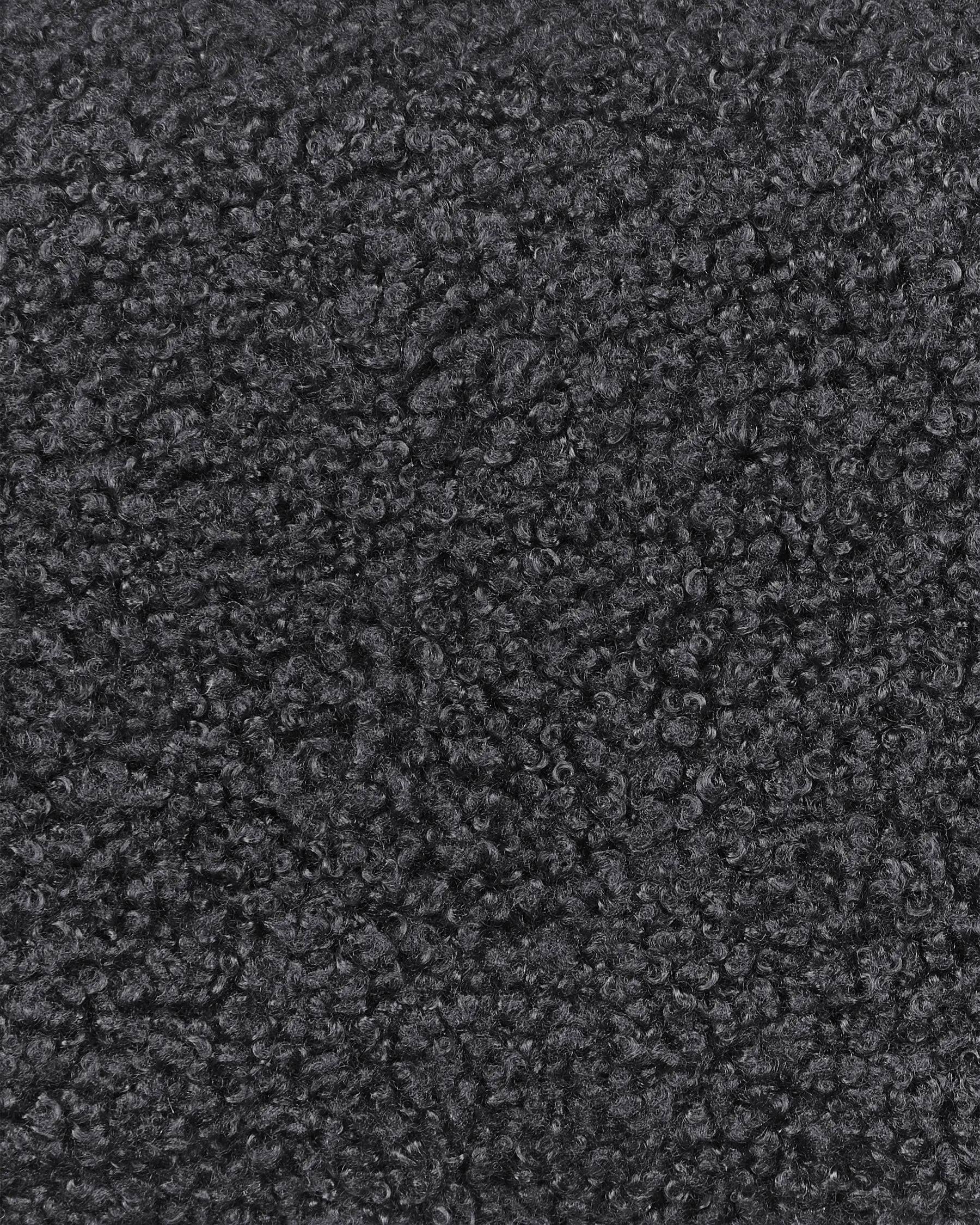 Set of 2 Bar Chairs ALLISON Boucle Black