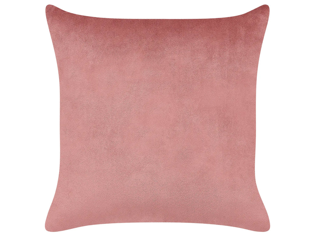 Left-Hand Chaise Lounge MERI Velvet Pink with Storage