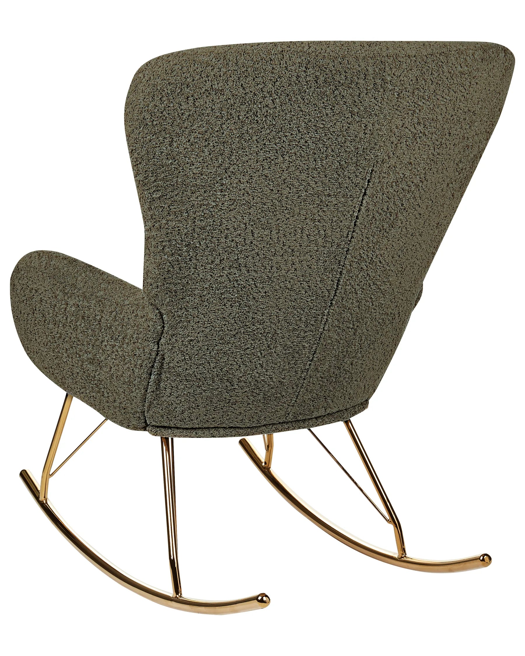 Rocking Chair ANASET Boucle Dark Green
