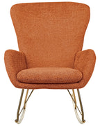 Rocking Chair ANASET Boucle Orange