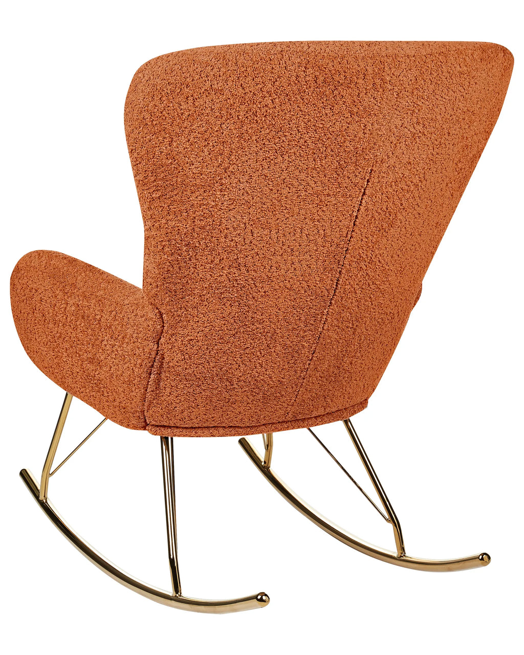 Rocking Chair ANASET Boucle Orange