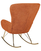 Rocking Chair ANASET Boucle Orange
